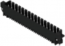 Pin header, 16 pole, pitch 3.5 mm, straight, black, 1291450000