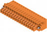 Socket header, 16 pole, pitch 3.5 mm, straight, orange, 1691020000