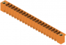 Pin header, 20 pole, pitch 3.81 mm, straight, orange, 1943360000