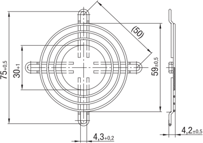 LZ 28-1 ebm-papst Finger Guards, Fan Covers Image 2