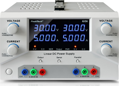 P 6191 PeakTech Bench Power Supplies and Loads Image 1