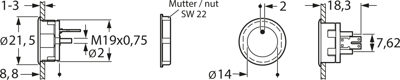 1241.2859 SCHURTER Pushbutton Switches Image 2