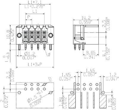 2441850000 Weidmüller PCB Connection Systems Image 2