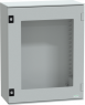 Control cabinet, (H x W x D) 530 x 430 x 200 mm, IP66, polyester, light gray, NSYPLM54TG