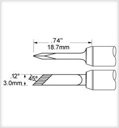 STV-DRK30AR METCAL Soldering tips, desoldering tips and hot air nozzles