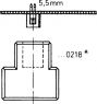 Expression block, for connector, 09990000218, 09 99 000 0218