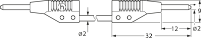 MVL 2/100 RT Hirschmann Test & Measurement Test Leads Image 2