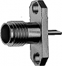 SMA socket 50 Ω, solder connection, straight, 100024676