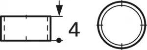 3-1393561-4 AMP Accessories for D-Sub, USB and Computer Connectors