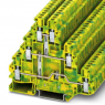 Protective conductor terminal, screw connection, 0.14-4.0 mm², 6 kV, yellow/green, 3214275