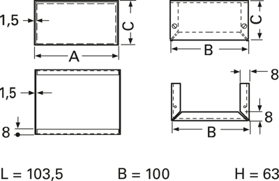 332.18 SCHW./SILBER Teko General Purpose Enclosures Image 2