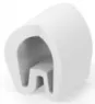 PVC cable maker, inscribable, (L) 4.5 mm, max. bundle Ø 2 mm, white, EC5025-000