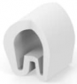 PVC cable maker, inscribable, (L) 4.5 mm, max. bundle Ø 6.3 mm, white, EC5872-000