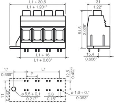 1047440000 Weidmüller PCB Terminal Blocks Image 3