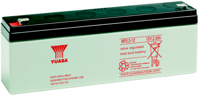 NP2.3-12 Yuasa Lead-Acid Batteries, Lithium-Ion Batteries Image 1