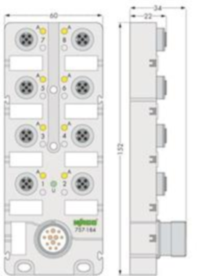 757-184 WAGO Sensor-Actuator Distribution Boxes Image 2