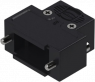 D-Sub connector housing, size: 1 (DE), straight 180°, cable Ø 1.5 to 7.5 mm, thermoplastic, black, 09670090482