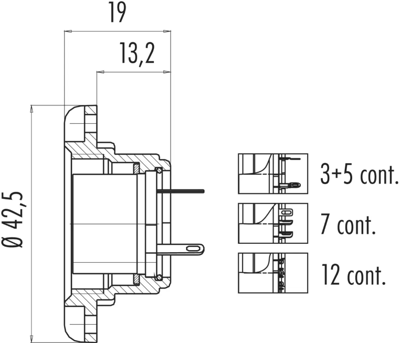 09 0036 00 03 binder Other Circular Connectors Image 2