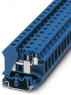 Through terminal block, screw connection, 0.5-16 mm², 3 pole, 57 A, 8 kV, blue, 3001475