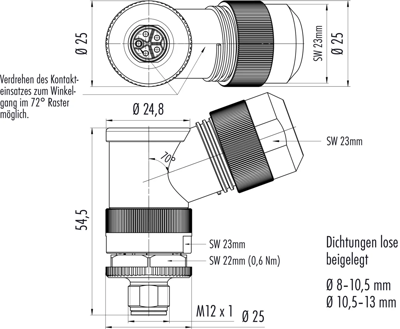 99 0699 370 05 binder Sensor-Actuator Connectors Image 2