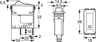 3130-F110-P7T1-W01Q-16A E-T-A Device Circuit Breakers Image 2