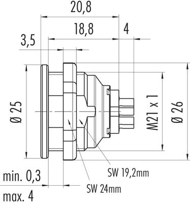 09 4832 25 08 binder Other Circular Connectors Image 2