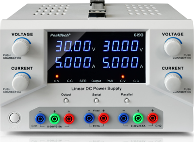 P 6193 PeakTech Bench Power Supplies and Loads Image 1