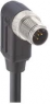 Sensor actuator cable, M12-cable plug, angled to open end, 5 pole, 2 m, PUR, black, 4 A, 9976