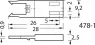 926478-1 AMP Accessories for PCB Connectors, Connector Systems