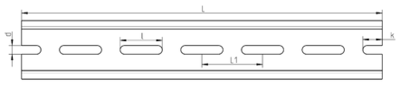 HS-HUT-02-25-52-214 HStronic DIN Rails