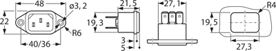 6162.0054 SCHURTER Device Connectors Image 2