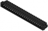 Pin header, 23 pole, pitch 3.5 mm, angled, black, 1842060000