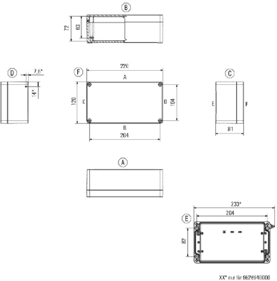 1939660000 Weidmüller General Purpose Enclosures Image 2