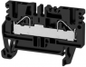 Through terminal block, push-in connection, 0.5-4.0 mm², 2 pole, 32 A, 8 kV, black, 1950590000