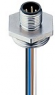 Plug, M12, 8 pole, crimp connection, screw locking, straight, 26152