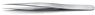 Precision tweezers, uninsulated, antimagnetic, stainless steel, 120 mm, 3.SA.0