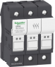 Fuse holder, 8.5 x 31.5 mm, 25 A, 400 V, DIN rail, DF83