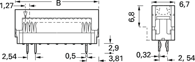 1-216093-6 AMP PCB Connection Systems