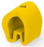 PVC cable maker, imprint "5", (L) 6 mm, max. bundle Ø 12.7 mm, yellow, EC6325-000