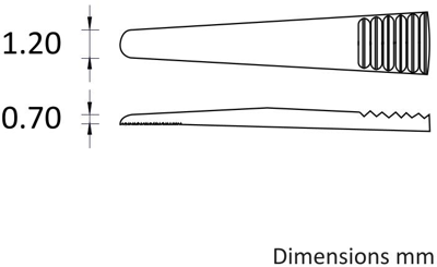 LR.S.0.ITU ideal-tek Tweezers Image 4