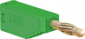 4 mm plug, solder connection, 1.0 mm², green, 22.2626-25