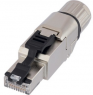 Plug, RJ45, 8 pole, 8P8C, Cat 5e, IDC connection, cable assembly, 21700638