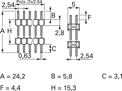 829309-8 AMP PCB Connection Systems Image 2