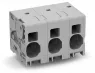PCB terminal block, 16 mm², pitch 15 mm, 7-pole, Push-in CAGE CLAMP®, 16,00 mm², gray