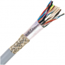 PVC data cable, 12-wire, 0.62 mm², AWG 20, gray, 302006STP