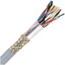 PVC data cable, 12-wire, 1.0 mm², AWG 18, gray, 301806STP