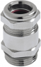 Cable gland, M25 to PG21, 30/30 mm, Clamping range 17.5 to 19.8 mm, IP68, metal, 52105530