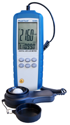 P 5086 PeakTech Luxmeter, Sound Level Meter, Magnetic Field Tester Image 3