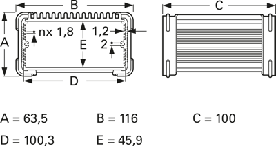 10035445 Fischer Elektronik General Purpose Enclosures Image 3