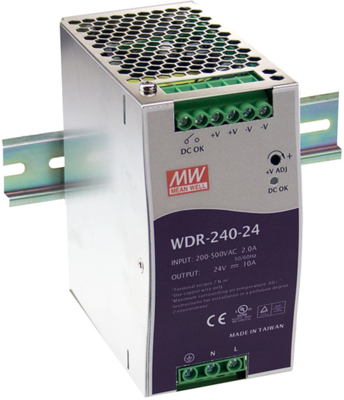 WDR-240-24 MEAN WELL DIN Rail Power Supplies